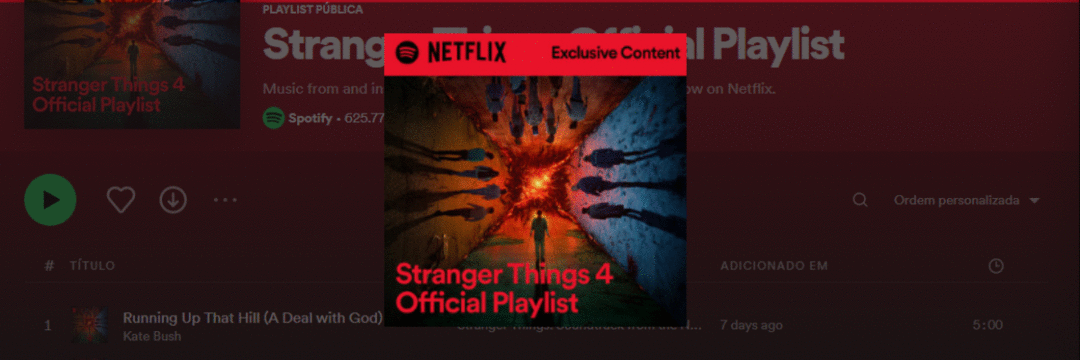 Stranger Things + Spotify